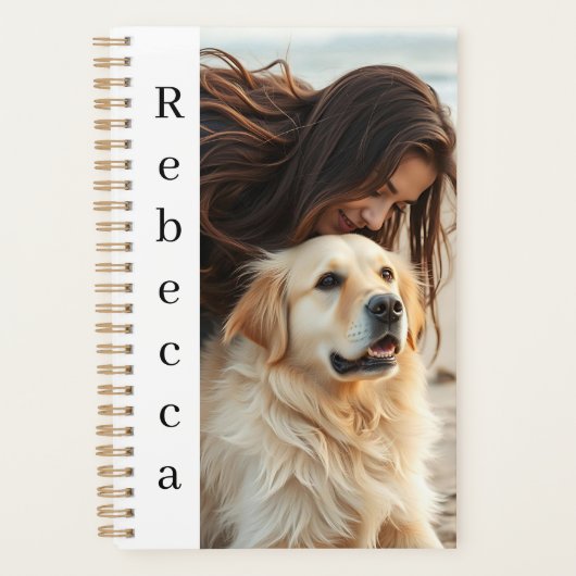 Personalized Photo and Name  Planner (Voorkant)