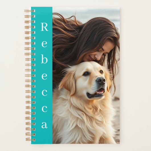 Personalized Photo and Name  Planner (Voorkant)
