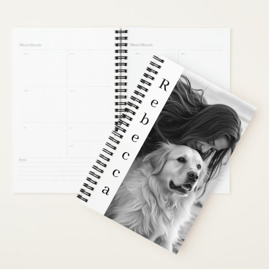 Personalized Photo and Name  Planner (Display)