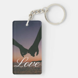 Personalized Photo and Text Photo Collage Keychain