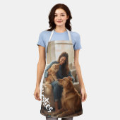 Personalized Photo Apron For Pet Lovers Schort (Gedragen)