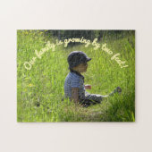 Personalized Photo Baby Announcement Jigsaw Puzzle (Horizontal)
