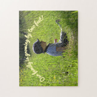 Personalized Photo Baby Announcement Jigsaw Puzzle Legpuzzel