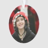 Personalized Photo & Birthday Message Ornament (voorkant)