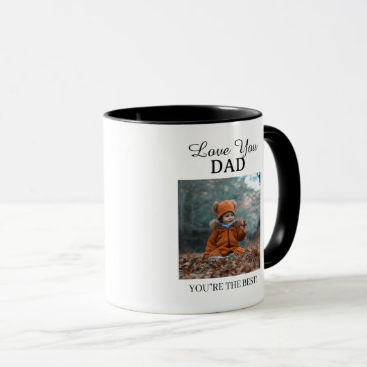 Personalized Photo Coffee Gift for Family Mok (Voorkant rechts)