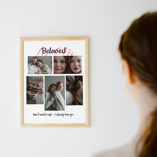 Personalized Photo Collage Gift for Mom