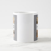 Personalized Photo Collage & Kids' Names "DAD" Extra Grote Beker (Voorkant)