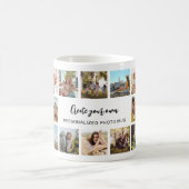 Personalized Photo Collage Mug With Custom Text (Centre)