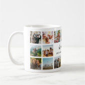Personalized Photo Collage Mug With Custom Text (Gauche)
