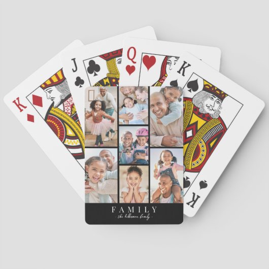 Personalized Photo Collage Pokerkaarten (Achterkant)