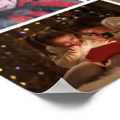 Personalized Photo Collage Poster with Name (Coin)