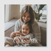 Personalized Photo & Custom Text Grandma Since - (Voorkant)