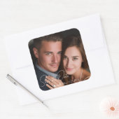 Personalized Photo & Custom Text Wedding Sticker (Envelop)