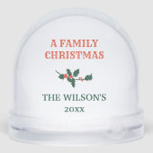 Personalized Photo Family Keepsake Christmas (Arrière)