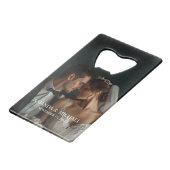 Personalized Photo Favor with Names & Wedding Date (Devant Angle)