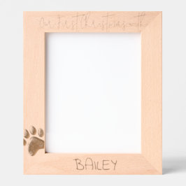 Personalized Photo Frame Dog 1st Christmas, 8x10" Gegraveerde Lijstjes