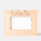 Personalized Photo frame Isabelle / Cadre photo (Recto)