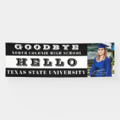 Personalized Photo Graduation Banner - Custom Grad (Horizontaal)