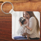 Personalized Photo Keychain for Mom (Voorkant)