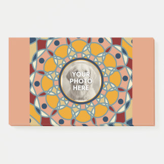 Personalized Photo Mandala Design Baby Shirt Post-it® Notes