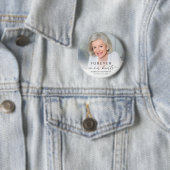 Personalized Photo Memorial Funeral Keepsake Ronde Button 5,7 Cm (In situ)