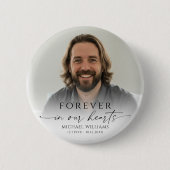 Personalized Photo Memorial Ronde Button 5,7 Cm (Voorkant)