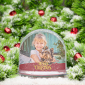 Personalized Photo Merry Christmas Custom Name Sneeuwbol (Kerstmis)
