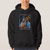 Personalized Photo & Message Hoodie (Voorkant)