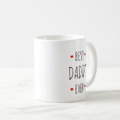 Personalized Photo Mug for Dad – “Best Daddy Ever” (Devant droit)