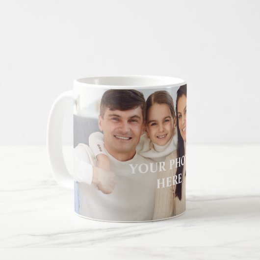 Personalized photo mug for dad, personalized photo (Devant gauche)