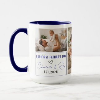 Personalized Photo Mug – Our First Father’s Day