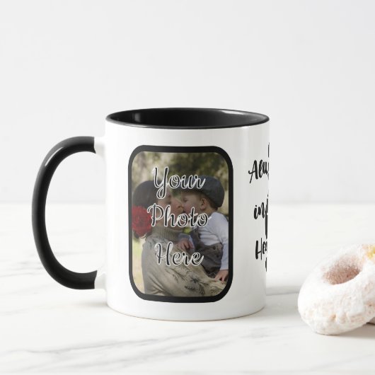Personalized Photo Mug – Special Memory (Avec donut)