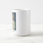 Personalized Photo Mug with Message Colored Handle (Centre)