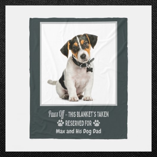 Personalized Photo Pet Dog  Fleece Deken