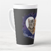 Personalized Photo Pet Latte Mug (Angle gauche)