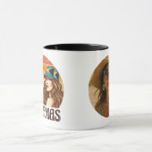 Personalized Photo Retro Bahamas Tropical Beach    Mok (Midden)