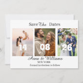 Personalized Photo Save the Date Invitation (Devant)