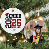 Personalized Photo Senior Year Graduation Keramisch Ornament