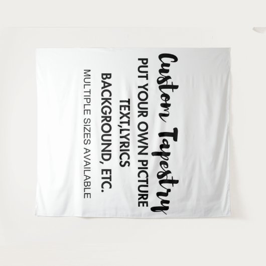 Personalized Photo Tapestry Wandkleed (Voorkant (horizontaal))