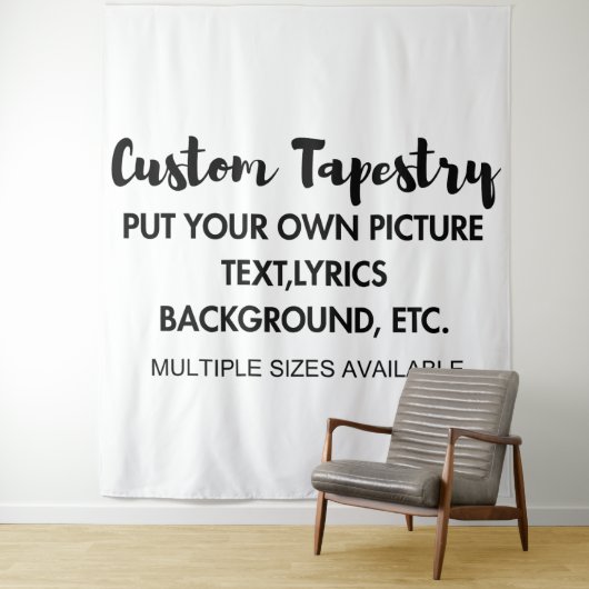 Personalized Photo Tapestry Wandkleed (In situ)