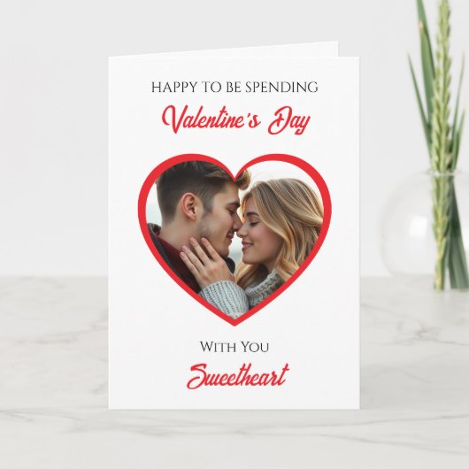 Personalized Photo Valentine's Day | My Favorite  Kaart (Voorkant)