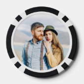 Personalized Photo Wedding Poker Chips (Achterkant)