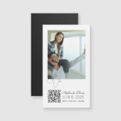 Personalized Photo Wedding Save the Date magnet (Devant / Derrière)