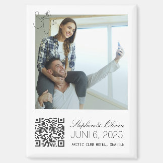 Personalized Photo Wedding Save the Date magnet Magneet