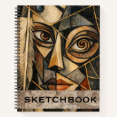 Personalized Picasso-Inspired Art Journal (Devant)