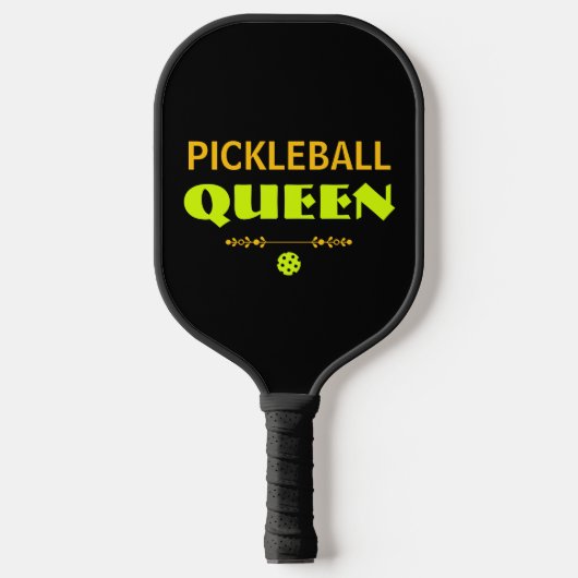 Personalized Pickleball Queen Paddle (Voorkant)