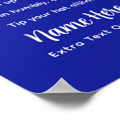 Personalized Pickleball Rules Texas Edition Poster (Hoek)