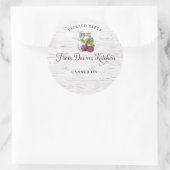 Personalized Pickled Beets Canning Stickers (Tas)