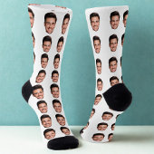 Personalized Picture Socks with Custom Face Print  Sokken
