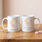 Personalized Pink Bow Moon Eid Coffee Mug